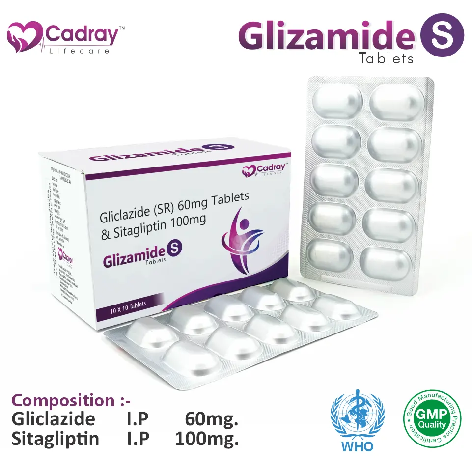 Gliclazide 60mg + Sitagliptin 100mg Tablet PCD Pharma Franchise